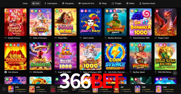 Interface do App 366bet